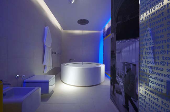 to diem phong tam dep voi den led 14 Thiết kế và tô điểm cho phòng tắm đẹp với hệ thống đèn LED