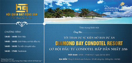 3 78826 Ưu đãi vàng ngày mở bán Diamond Bay Condotel Resort