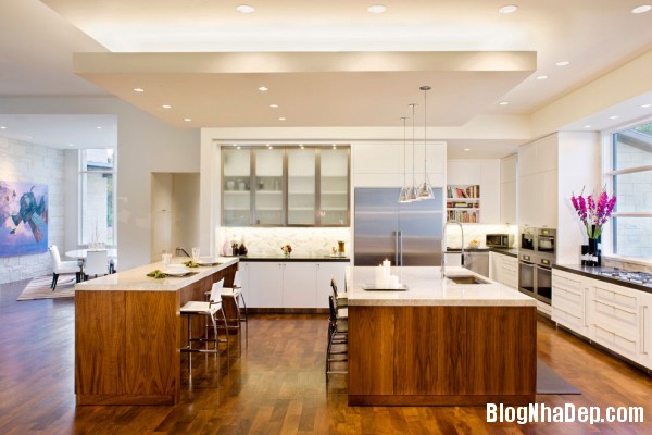 Bright Luminous Kitchen 600x400  Blanco House   Không gian sống tuyệt vời cho bất cứ ai