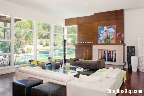 Living Room Details1 600x400  Blanco House   Không gian sống tuyệt vời cho bất cứ ai