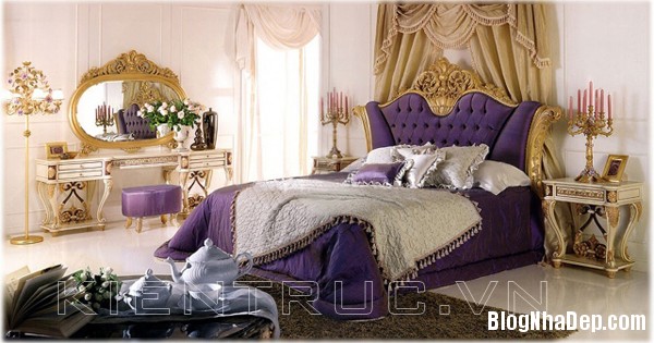 phong ngu 7 Thiết kế phòng ngủ theo phong cách cổ điển 