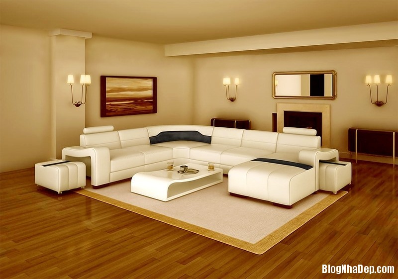 sofa phong khach spk09 Phòng khách đẹp hơn với những mẫu sofa hiện đại