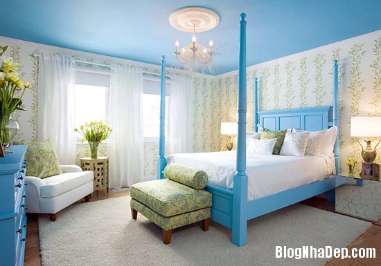 231 Phòng ngủ  tràn ngập sắc xanh của biển