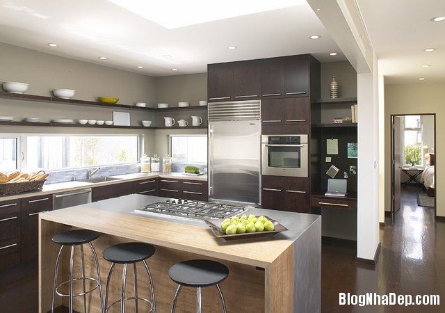 ban an Thiết kế không gian bếp đẹp cho nhà bạn