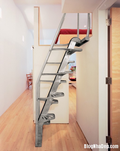cost effective loft stair Những mẫu cầu thang tiết kiệm diện tích cho nhà nhỏ