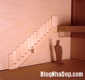 disappearing stairs Những mẫu cầu thang tiết kiệm diện tích cho nhà nhỏ