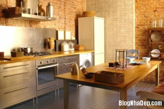 file 00717 Thiết kế không gian bếp ấm áp với nội thất gỗ