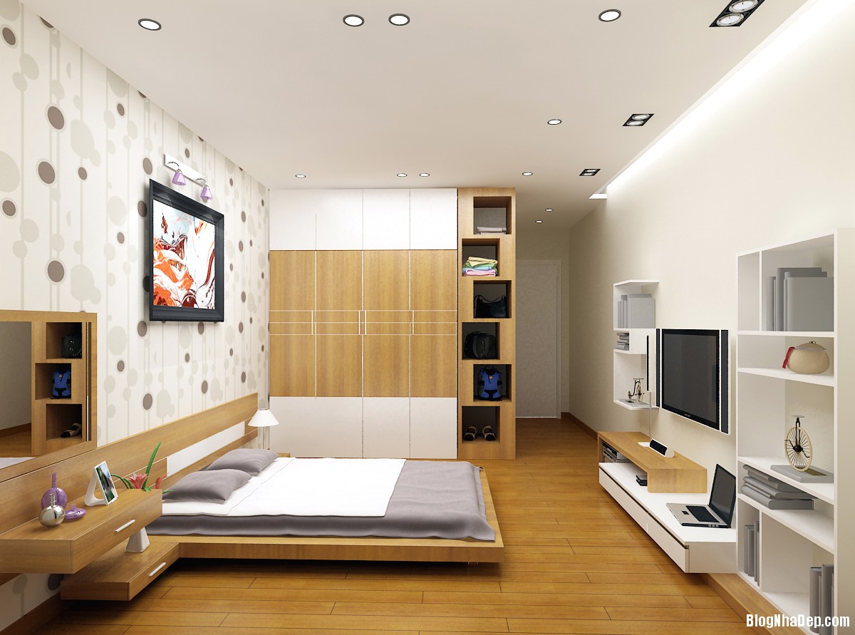 phongngu10 Thiết kế không gian phòng ngủ hoàn hảo