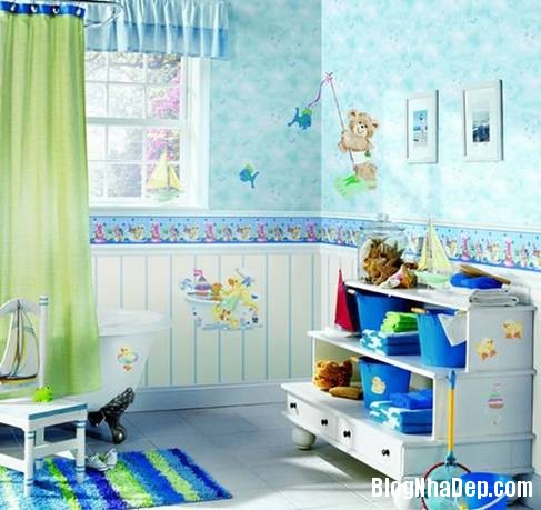 11 Thiết kế phòng tắm cho trẻ
