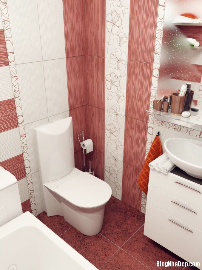 20140718012359510 Tham khảo cách bố trí cho phòng tắm nhỏ