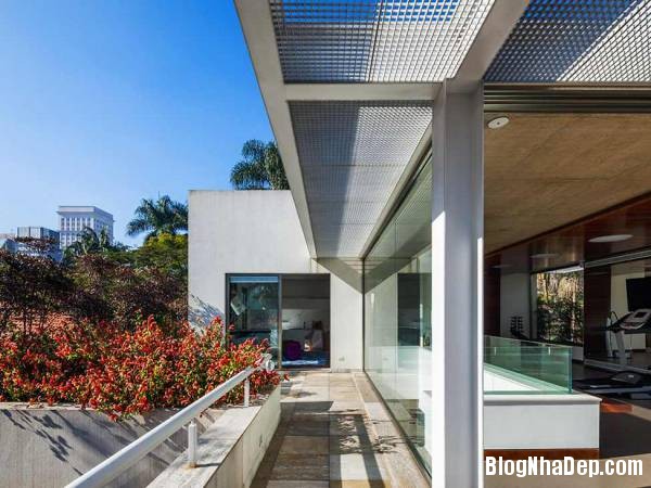 Hình 7 thiết kế nhà đẹp với sự sáng tạo trong không gian MG Residence   Nhà hiện đại nằm ở ngoại ô Brazil