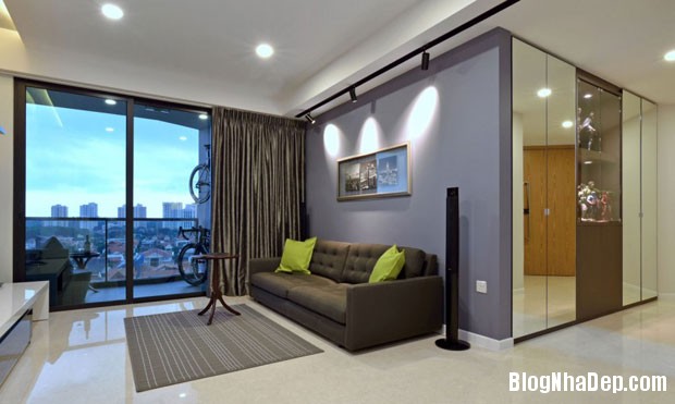 can ho dep tai Singapore 11 Ngắm căn hộ hiện đại với nội thất tinh tế  ở Singapore
