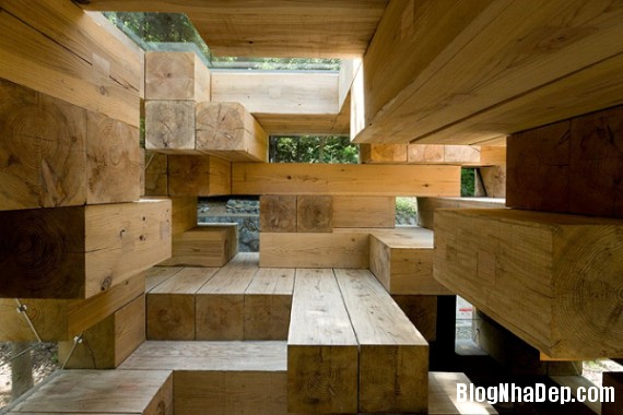 kientrucnhadep nha go 06 Cùng ngắm mẫu nhà gỗ “Final Wooden House” của kiến trúc sư Sou Fujimoto