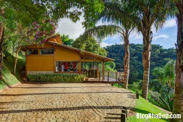 12b9a0194768d0f2fbbf1d02050ff467 Ngôi nhà phong cách, tiện nghi giữa rừng ở Brazil