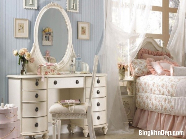 2f21c9d50e14497523e8dda895b15bf2 Mẫu phòng ngủ mang phong cách vintage cho bạn gái tuổi teen