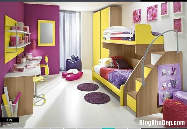 d1d0061a4af620f66b185c79fd816fc6 Những chiếc giường tầng kiêm tủ chứa đồ đáng yêu với màu sắc rực rỡ