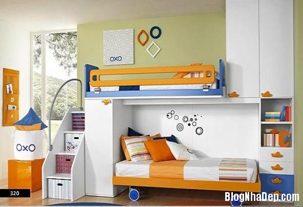 d473205c9c9691b398272079450ecd0d Những chiếc giường tầng kiêm tủ chứa đồ đáng yêu với màu sắc rực rỡ
