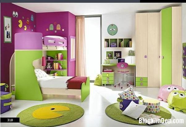 e86cabc338aaeb24f96ddf36fb00f59c Những chiếc giường tầng kiêm tủ chứa đồ đáng yêu với màu sắc rực rỡ