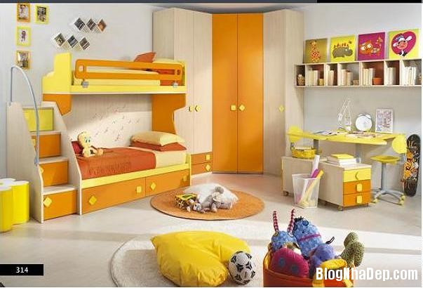 fc8057a0dac8875ba5d9efffce64b985 Những chiếc giường tầng kiêm tủ chứa đồ đáng yêu với màu sắc rực rỡ