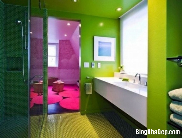 3f08af080df511679ec7daaf1e517796 Những phòng tắm đẹp theo gam màu vivid rực rỡ