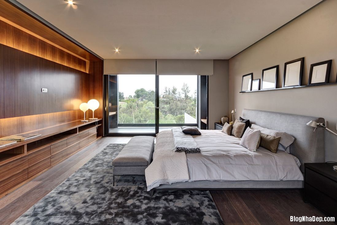 large modern bedroom design Biệt thự với kiểu dáng đẹp, đơn giản và tinh tế