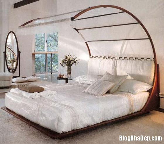 91e44f69802cc492108bbd2f5b66f5f7 Những mẫu thiết kế giường canopy đẹp mắt và lãng mạn