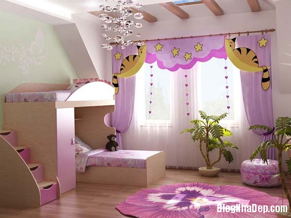 6bb9d3947625daa7dcbcf4029717b64e Phòng ngủ nhẹ nhàng, lãng mạn với gam màu hồng