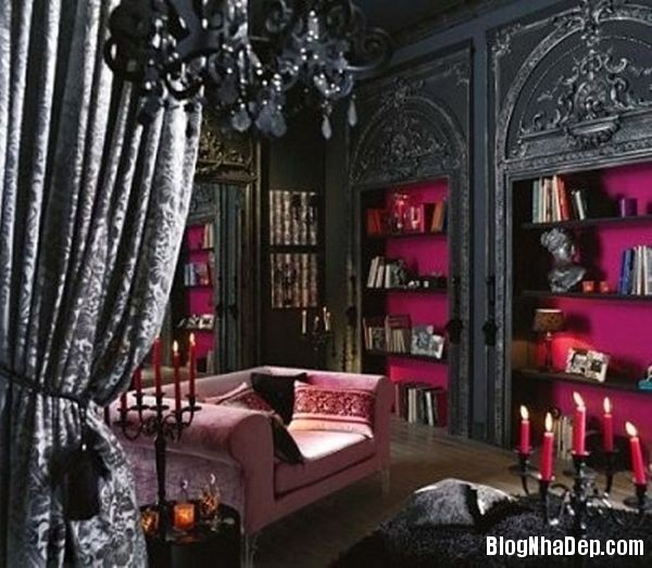 e9e95ef57989c5daae260e8b53438ac8 Những phòng ngủ được trang trí theo phong cách gothic