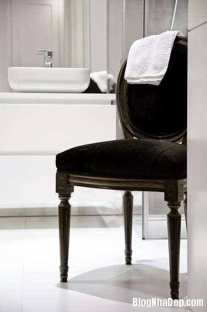 Bathroom Details18 Căn hộ penthuose sang trọng với gam màu trắng