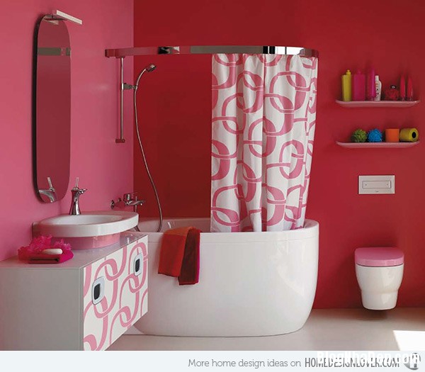 081f9582fa4affcf1580de26a4dfe505 Phòng tắm đầy nữ tính với gam màu hồng