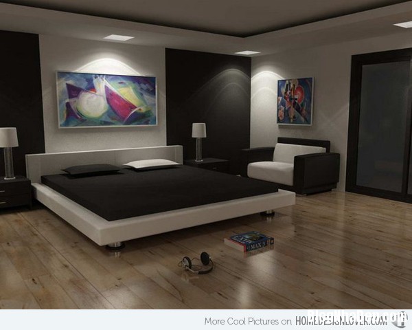3f23f9c76bcc8aa8db10e7ecf1462fa2 Thiết kế phòng ngủ sang trọng với tông màu đen và trắng
