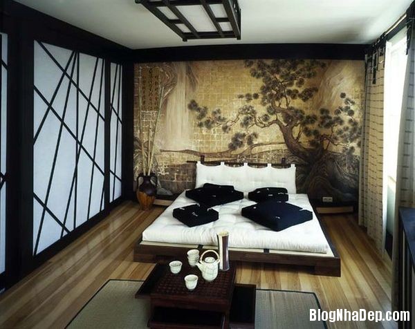 6720ef045719f45b0fb4de8823309c09 Những ý tưởng thiết kế phòng ngủ theo phong cách Á Đông