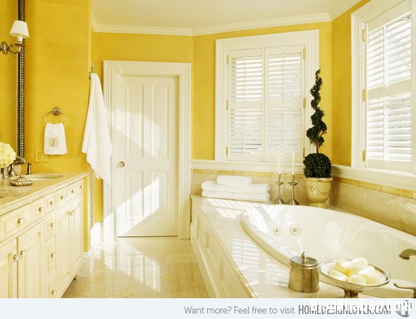 906ea2bc3f9aa2206a81109a8c72960c Phòng tắm rực rỡ với sắc màu vàng óng