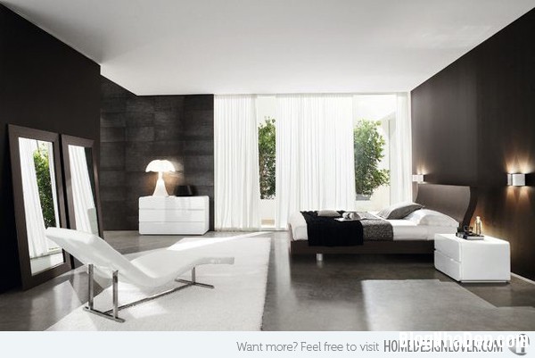e4c4df9006416abf9ab8e33f5dd7d398 Thiết kế phòng ngủ sang trọng với tông màu đen và trắng