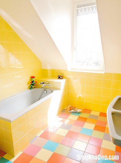 e030783ad00e4e085044f2ae7e07d241 Những thiết kế phòng tắm với gam màu vàng rực rỡ