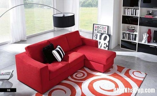 822f070e6b5f1b00a64c3bab5a850476 Phòng khách bắt mắt với những bộ sofa màu đỏ