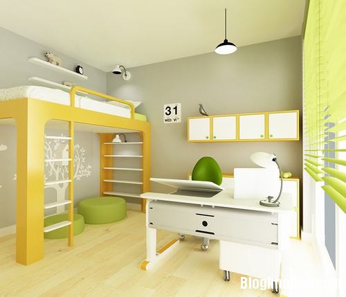 113312baoxaydung image005 Cách thiết kế phòng ngủ cực xinh cho cả bé trai và bé gái