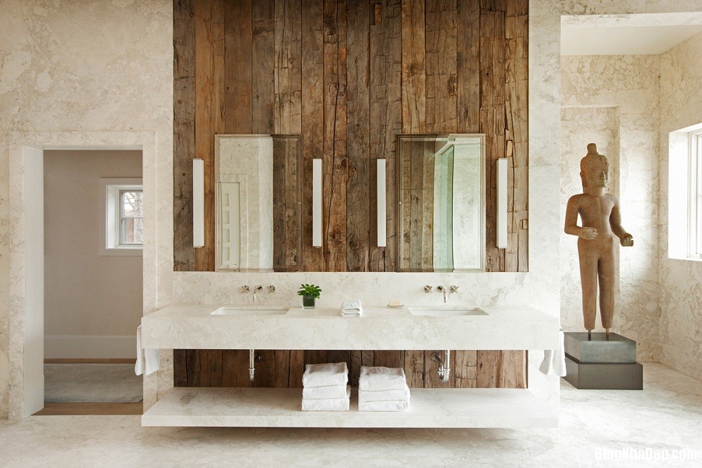 nhung mau nha tam ngam chang muon roi bai tet 06754cbec7 Nhà tắm đẹp tinh tế với chất liệu gỗ tái chế