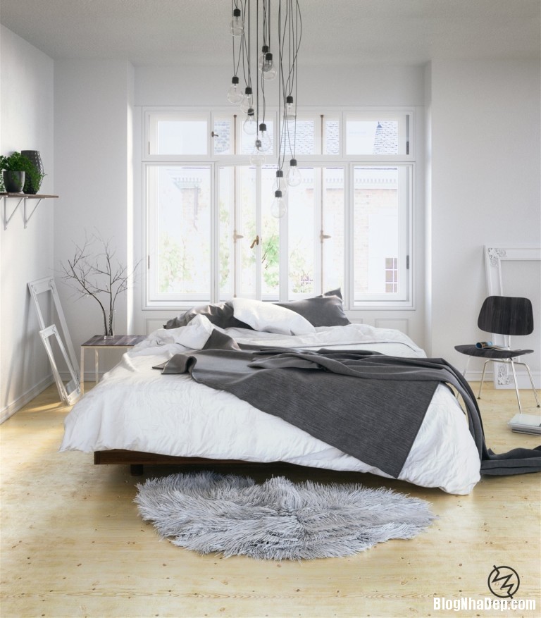 thiet ke noi that phong ngu phong cach scandinavian p2 6 768x877 Những cách trang trí phòng ngủ theo phong cách scandinavian