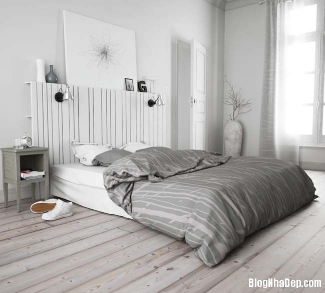 20 mau phong ngu dep voi tong mau trang 13 Những thiết kế phòng ngủ đẹp ấn tượng với gam màu trắng
