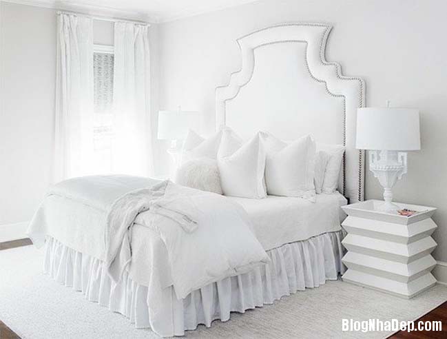 20 mau phong ngu dep voi tong mau trang Những thiết kế phòng ngủ đẹp ấn tượng với gam màu trắng