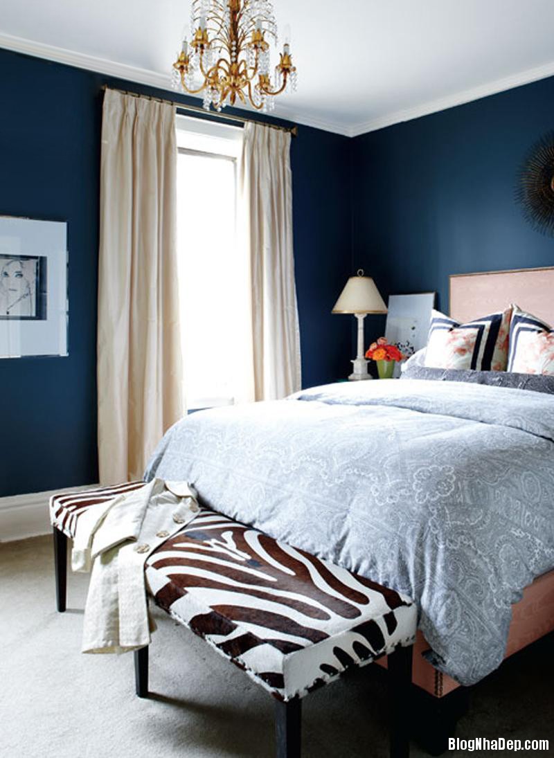 20141110084939925 Phòng ngủ đẹp mê mẩn với gam màu xanh