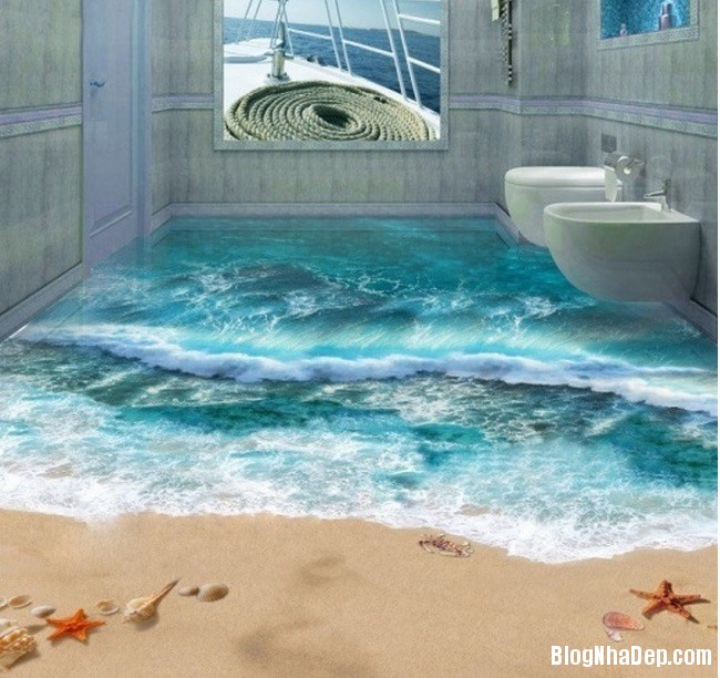 20150115031606541 Ấn tượng với phòng tắm sử dụng sàn 3D “siêu ảo”