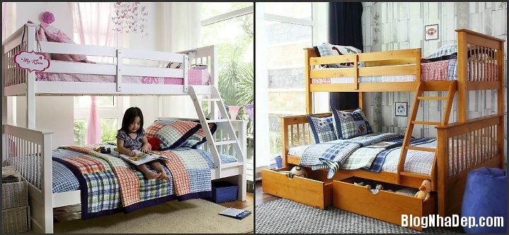 giuong lien hoan cho be 1 Những mẫu giường tầng siêu đẹp cho phòng bé