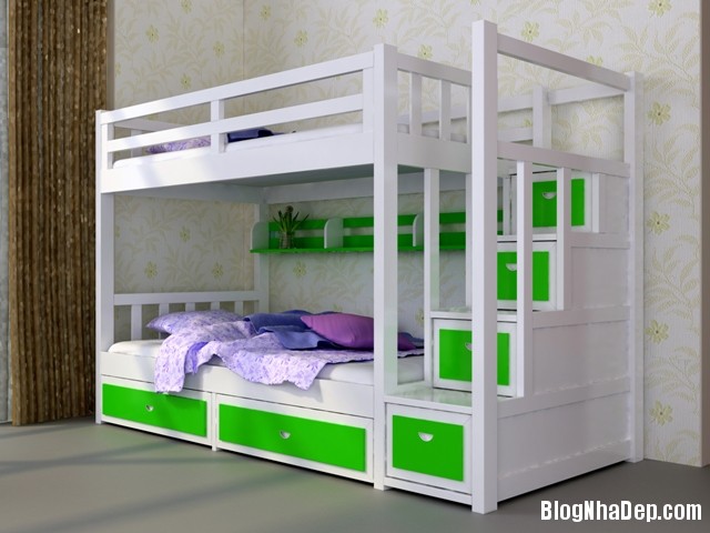 giuong lien hoan cho be 71 Những mẫu giường tầng siêu đẹp cho phòng bé