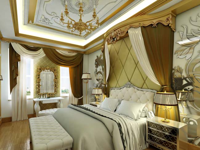 phong ngu dep voi thiet ke co dien 14 Chia sẻ 10+ mẫu phòng ngủ đẹp với thiết kế cổ điển sang trọng