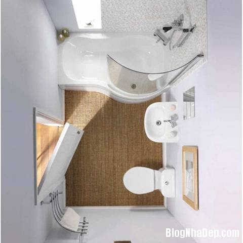 075259 6 large Những cách bố trí thông minh cho phòng tắm nhỏ