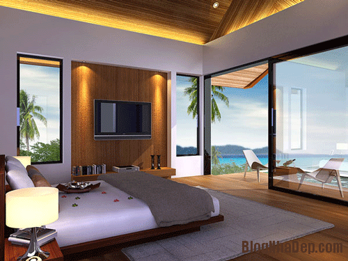 13 Phòng ngủ ngắm biển đẹp xa hoa