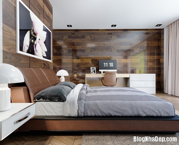 015643 4 large Cách trang trí tường gỗ đẹp mê ly cho phòng ngủ