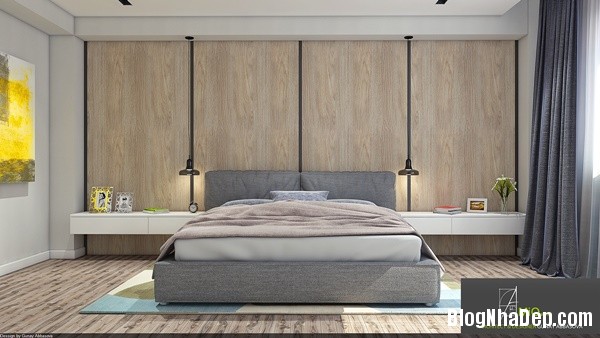 015712 13 large Cách trang trí tường gỗ đẹp mê ly cho phòng ngủ